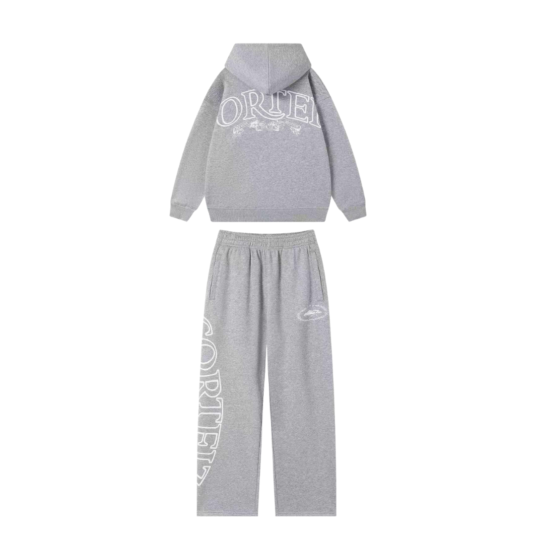 CORTEIZ HOODIE SET "GREY"