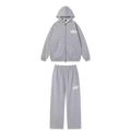CORTEIZ ZIP UP HOODIE SET "GREY"
